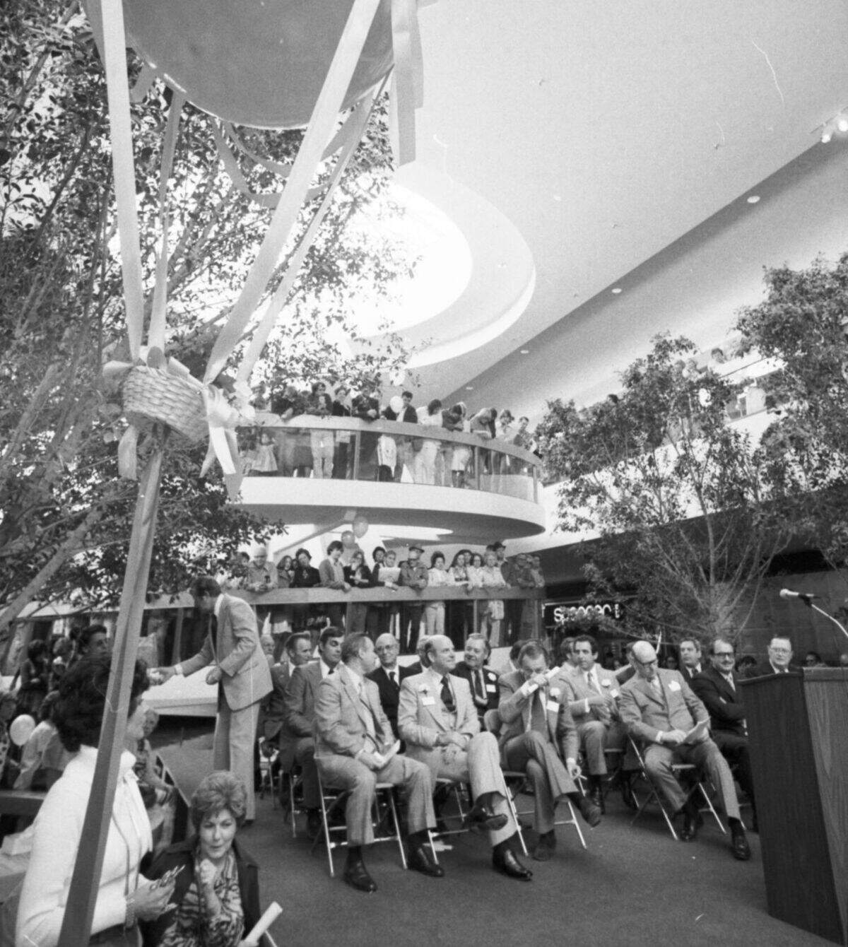 An ceremony was held on Oct. 21, 1976 to commemorate the grand opening of the Ridgmar Mall in Fort Worth.